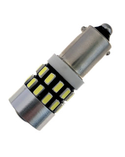 Автомобільна світлодіодна лампа T4W BA9s 12V 30 SMD 3014 з лінзою, 350 Лм, біле світло