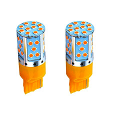 Світлодіодна автолампа W21W W3x16d 12V 7440 35SMD 3030 260Lm ЖОВТИЙ