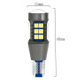 Світлодіодна автолампа W16W W2,1x9,5d 12V T15 (W16W) 27SMD 3030 1400 Lm БІЛИЙ