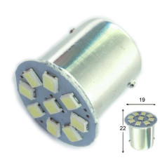 Світлодіодна автолампа 12V 1156 9SMD 2835 100Lm БІЛИЙ Світлодіодна автолампа 12V 1156 9SMD 2835 100Lm БІЛИЙ
