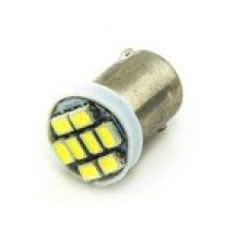 Автомобільна лампа підсвітки габаритів 24V T4W (BA9s) 8SMD 3020 28Lm БІЛИЙ