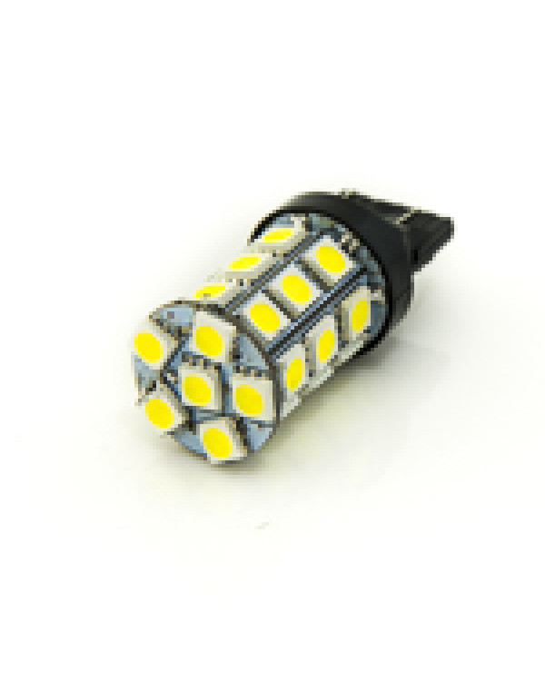 Світлодіодна автолампа W21/5W W3x16q 12V 7443 27SMD 5050 білий 100/290Lm Світлодіодна автолампа W21/5W W3x16q 12V 7443 27SMD 5050 білий 100/290Lm