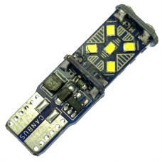 Автолампа LED T10 W5W 15SMD 12V біла (габарит/номер/салон)