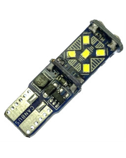 Автолампа LED T10 W5W 15SMD 12V біла (габарит/номер/салон)