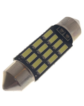 Автомобільна лампа підсвітки салону, номера 12V AC (C5W) 12SMD 4014 36мм 260 Lm БІЛИЙ Автомобільна лампа підсвітки салону, номера 12V AC (C5W) 12SMD 4014 36мм 260 Lm БІЛИЙ