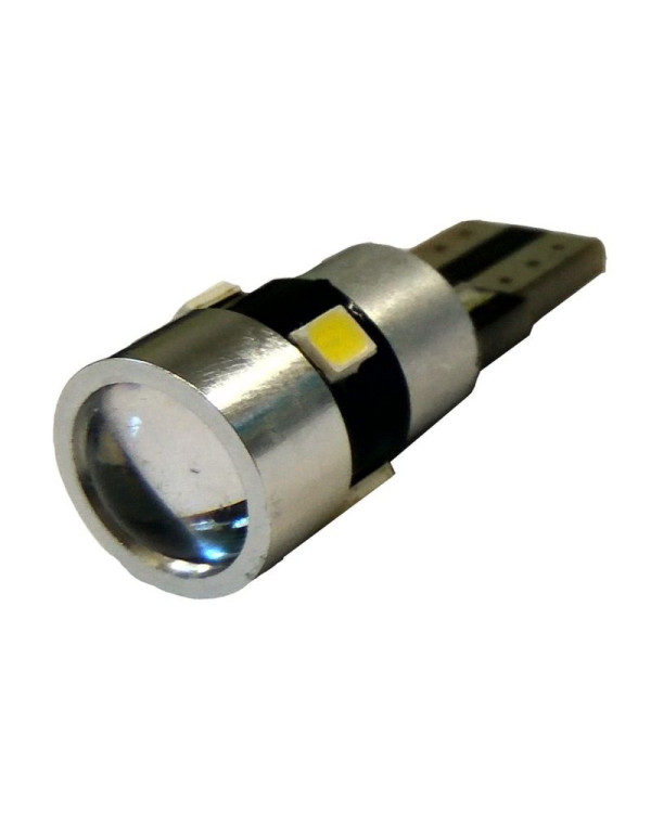 Автолампа LED T10 W5W 6SMD 2835 12V біла (габарит/номер/салон)