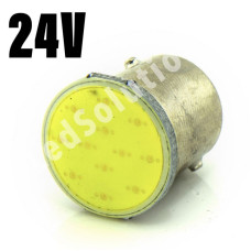 Світлодіодна автолампа P21W BA15s 24V 1156 COB 60Lm БІЛИЙ Світлодіодна автолампа P21W BA15s 24V 1156 COB 60Lm БІЛИЙ
