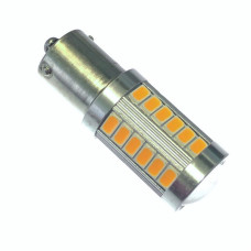 Світлодіодна автолампа PY21W BAU15s 24V 1156 33SMD 5630 (зі зміщенням) ЖОВТИЙ Світлодіодна автолампа PY21W BAU15s 24V 1156 33SMD 5630 (зі зміщенням) ЖОВТИЙ