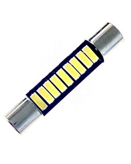 Автомобільна лампа підсвітки салону, номера 12V AC (C5W) 9SMD 4014 29мм БІЛИЙ