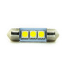Автомобільна лампа підсвітки салону, номерного знака 12V AC (C5W) 3SMD 5050 39мм 60Lm БІЛИЙ