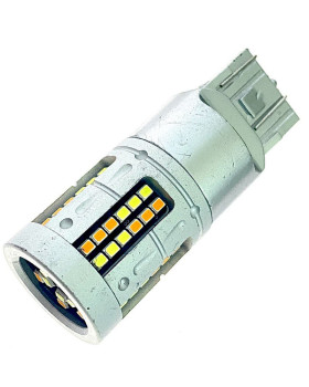 Світлодіодна автолампа W21/5W W3x16q 12V 7443 36SMD 2016 (БІЛИЙ)+36SMD 2016 (ЖОВТИЙ) ДВОКОЛЬОРНА Світлодіодна автолампа W21/5W W3x16q 12V 7443 36SMD 2016 (БІЛИЙ)+36SMD 2016 (ЖОВТИЙ) ДВОКОЛЬОРНА