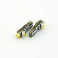 Світлодіодна автолампа панелі приладів 12 T5 3SMD 3528 БІЛА Світлодіодна автолампа панелі приладів 12 T5 3SMD 3528 БІЛА
