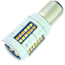 Світлодіодна автолампа P21/5W BAY15d 12V 1157 36SMD 2016 (БІЛИЙ)+36SMD 2016 (ЖОВТИЙ) ДВОХКОЛЬОРОВА