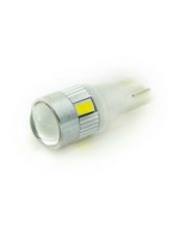 Автолампа LED T10 W5W 6SMD 5630 12V біла (габарит/номер/салон) Автолампа LED T10 W5W 6SMD 5630 12V біла (габарит/номер/салон)