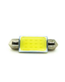 Автомобільна лампа підсвітки салону, номера 12V АС (C5W) 12LED COB 42mm 140Lm БІЛИЙ Автомобільна лампа підсвітки салону, номера 12V АС (C5W) 12LED COB 42mm 140Lm БІЛИЙ