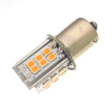 Світлодіодна автолампа 12V 1156 24SMD 2835 + драйвер Жовтий