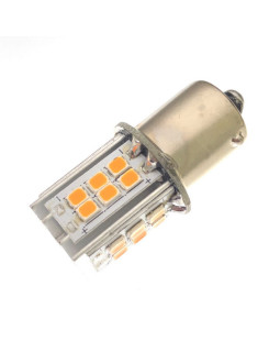 Світлодіодна автолампа 12V 1156 24SMD 2835 + драйвер Жовтий