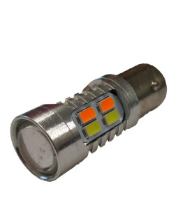 Світлодіодна автолампа 12V 1157 10SMD 5730 (БІЛИЙ)+10SMD 5730 (ЖОВТИЙ) 450Lm ДВОХКОЛЬОРОВА Світлодіодна автолампа 12V 1157 10SMD 5730 (БІЛИЙ)+10SMD 5730 (ЖОВТИЙ) 450Lm ДВОХКОЛЬОРОВА