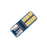 Автолампа LED T10 W5W 24SMD 3014 12V біла (габарит/номер/салон)