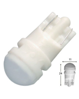 Автолампа LED T10 W5W 3SMD 2835 12V біла (габарит/номер/салон)