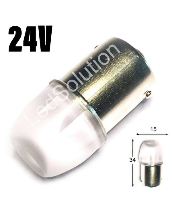 Світлодіодна автолампа 24V 1156 3SMD 5730 1,5W 100Lm БІЛИЙ Світлодіодна автолампа 24V 1156 3SMD 5730 1,5W 100Lm БІЛИЙ