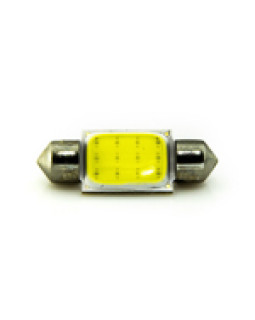 Автомобільна лампа підсвітки салону, номера 12V АС (C5W) 12LED COB 36mm 190Lm БІЛИЙ