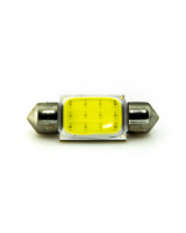 Автомобільна лампа підсвітки салону, номера 12V АС (C5W) 12LED COB 36mm 190Lm БІЛИЙ Автомобільна лампа підсвітки салону, номера 12V АС (C5W) 12LED COB 36mm 190Lm БІЛИЙ
