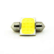 Автомобільна лампа підсвітки салону, номера 12V АС (C5W) 12LED COB 31mm 160Lm БІЛИЙ Автомобільна лампа підсвітки салону, номера 12V АС (C5W) 12LED COB 31mm 160Lm БІЛИЙ