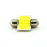 Автомобільна лампа підсвітки салону, номера 12V АС (C5W) 12LED COB 31mm 160Lm БІЛИЙ