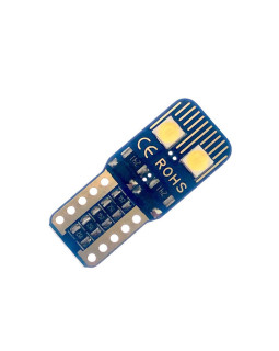 Автолампа LED T10 W5W 4SMD 3030 12V біла (габарит/номер/салон)