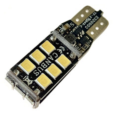 Автолампа LED T10 W5W 15SMD 2835 12V біла (габарит/номер/салон) Автолампа LED T10 W5W 15SMD 2835 12V біла (габарит/номер/салон)
