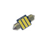 Автомобільна лампа підсвітки салону, номера  12V AC (C5W) 21SMD 3014 31мм драйвер 260Lm БІЛИЙ