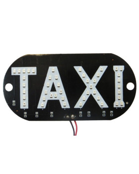 Світлодіодна табличка TAXI на лобове скло, червона підсвітка Світлодіодна табличка TAXI на лобове скло, червона підсвітка