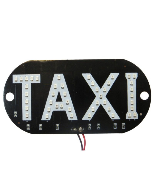 Світлодіодна табличка TAXI на лобове скло, червона підсвітка Світлодіодна табличка TAXI на лобове скло, червона підсвітка