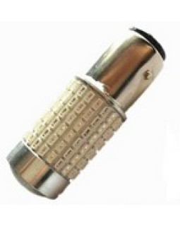 12V 1156 144SMD 3014 обманка линза 340Lm КРАСНЫЙ