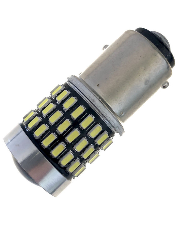 Світлодіодна автолампа P21/5W BAY15d 12V 1157 78SMD 3014 драйвер лінза 230/460Lm БІЛИЙ Світлодіодна автолампа P21/5W BAY15d 12V 1157 78SMD 3014 драйвер лінза 230/460Lm БІЛИЙ