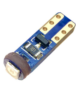 Світлодіодна автолампа панелі приладів 12 T5 1SMD 3030 СИНЯ