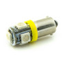 Автомобільна лампа підсвітки габаритів 12V T4W (BA9s) 5SMD 5050 ЖОВТИЙ