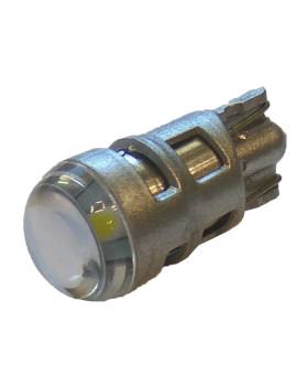 Світлодіодна автолампа T10 W5W 1SMD 12V біла (габарит/номер/салон) Світлодіодна автолампа T10 W5W 1SMD 12V біла (габарит/номер/салон)