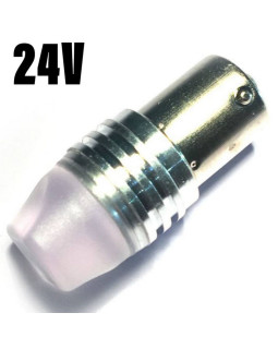 Світлодіодна автолампа P21W BA15s 24V 1156 9SMD 2835 3W 200Lm БІЛИЙ Світлодіодна автолампа P21W BA15s 24V 1156 9SMD 2835 3W 200Lm БІЛИЙ