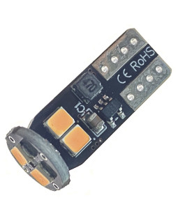 Автолампа LED T10 W5W 6SMD 2835 12V жовта (габарит/номер/салон) Автолампа LED T10 W5W 6SMD 2835 12V жовта (габарит/номер/салон)