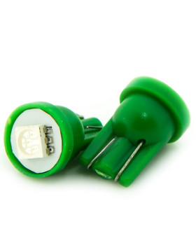 Автолампа LED T10 W5W 1SMD 5050 12V зелена (габарит/номер/салон) Автолампа LED T10 W5W 1SMD 5050 12V зелена (габарит/номер/салон)