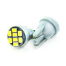 Автолампа LED T10 W5W 8SMD 3020 12V біла (габарит/підсвітка номера/салон)