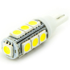 Автолампа LED T10 W5W 13SMD 5050 12V біла (габарит/номер/салон) Автолампа LED T10 W5W 13SMD 5050 12V біла (габарит/номер/салон)