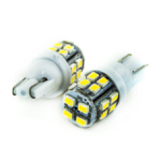 Автолампа LED T10 W5W 20SMD 3020 12V біла (габарит/номер/салон) Автолампа LED T10 W5W 20SMD 3020 12V біла (габарит/номер/салон)