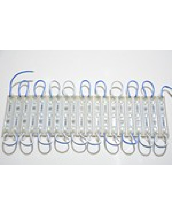 Світлодіодний модуль 5630 SMD 3 LED, 12V, синій, пластиковий корпус Світлодіодний модуль 5630 SMD 3 LED, 12V, синій, пластиковий корпус