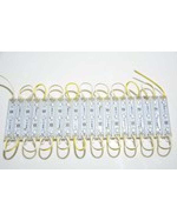 Світлодіодний модуль 5630 SMD 3 LED, 12V, жовтий, пластиковий корпус Світлодіодний модуль 5630 SMD 3 LED, 12V, жовтий, пластиковий корпус