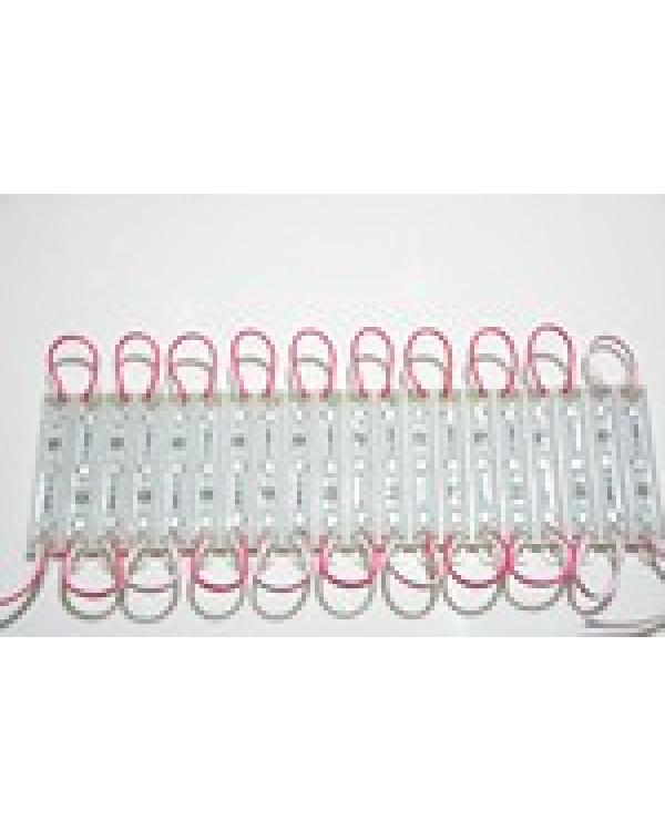 Світлодіодний модуль 5630 SMD 3 LED, 12V, червоний, пластиковий корпус Світлодіодний модуль 5630 SMD 3 LED, 12V, червоний, пластиковий корпус