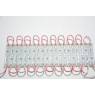 Світлодіодний модуль 5630 SMD 3 LED, 12V, червоний, пластиковий корпус