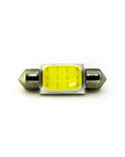 Автомобільна лампа підсвітки салону, номера 24V AC (C5W) COB 12LED 36mm 160Lm БІЛИЙ